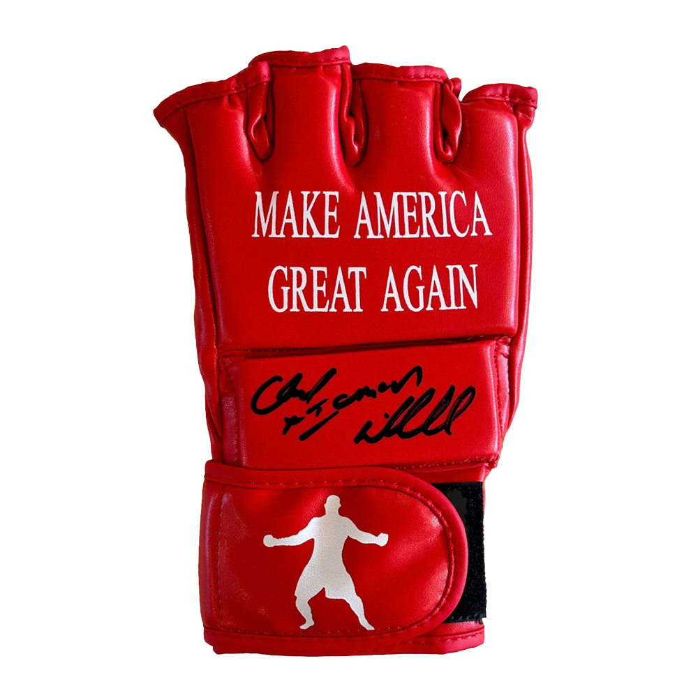 Chuck Liddell Signed "Make America Great Again" Glove