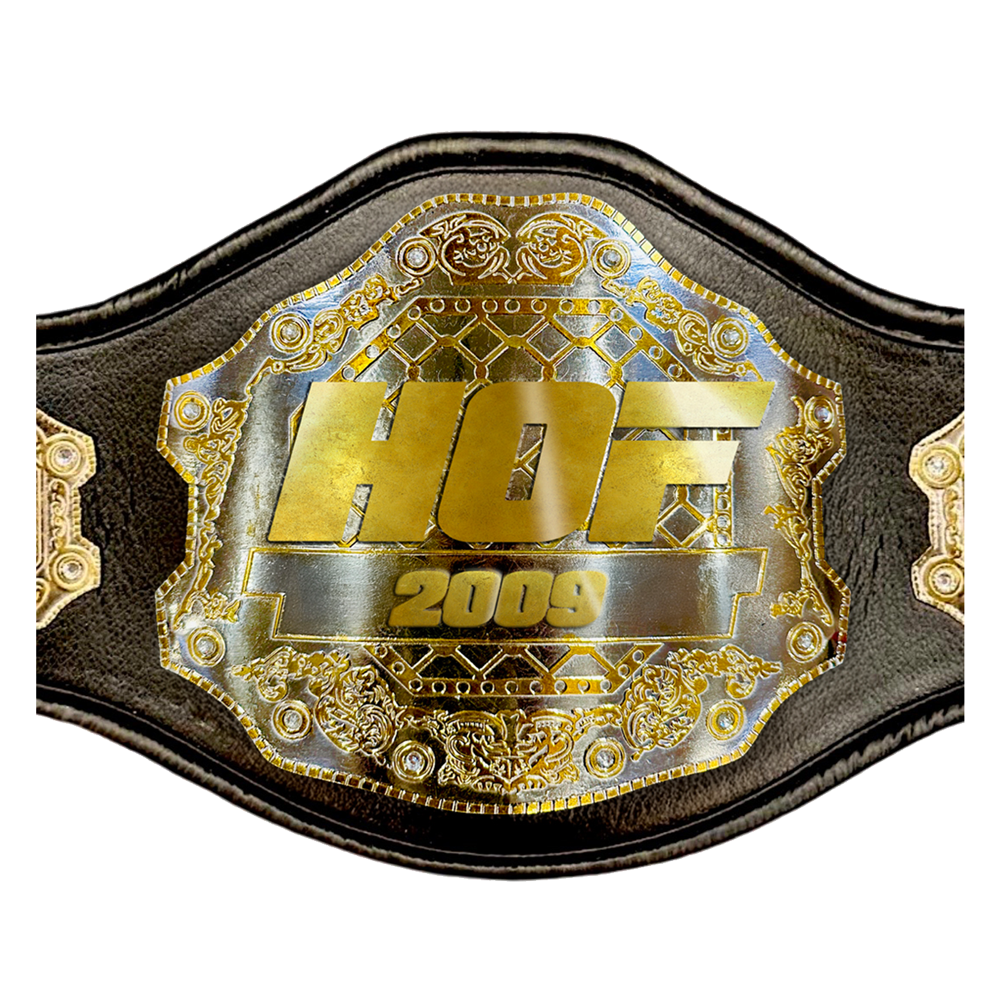 Chuck Liddell Signed Mid-Size “Hall of Fame” Belt