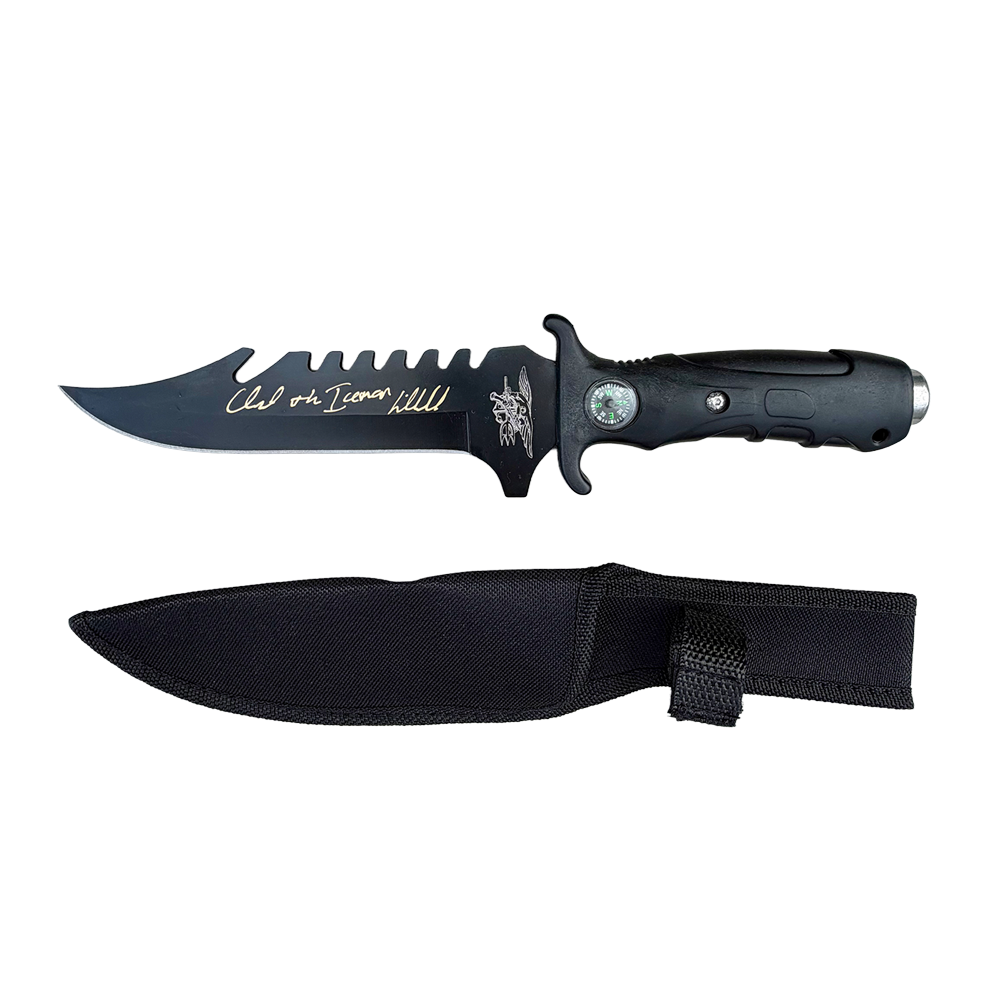 Chuck Liddell Signed U.S. Navy SEAL Tactical Knlfe