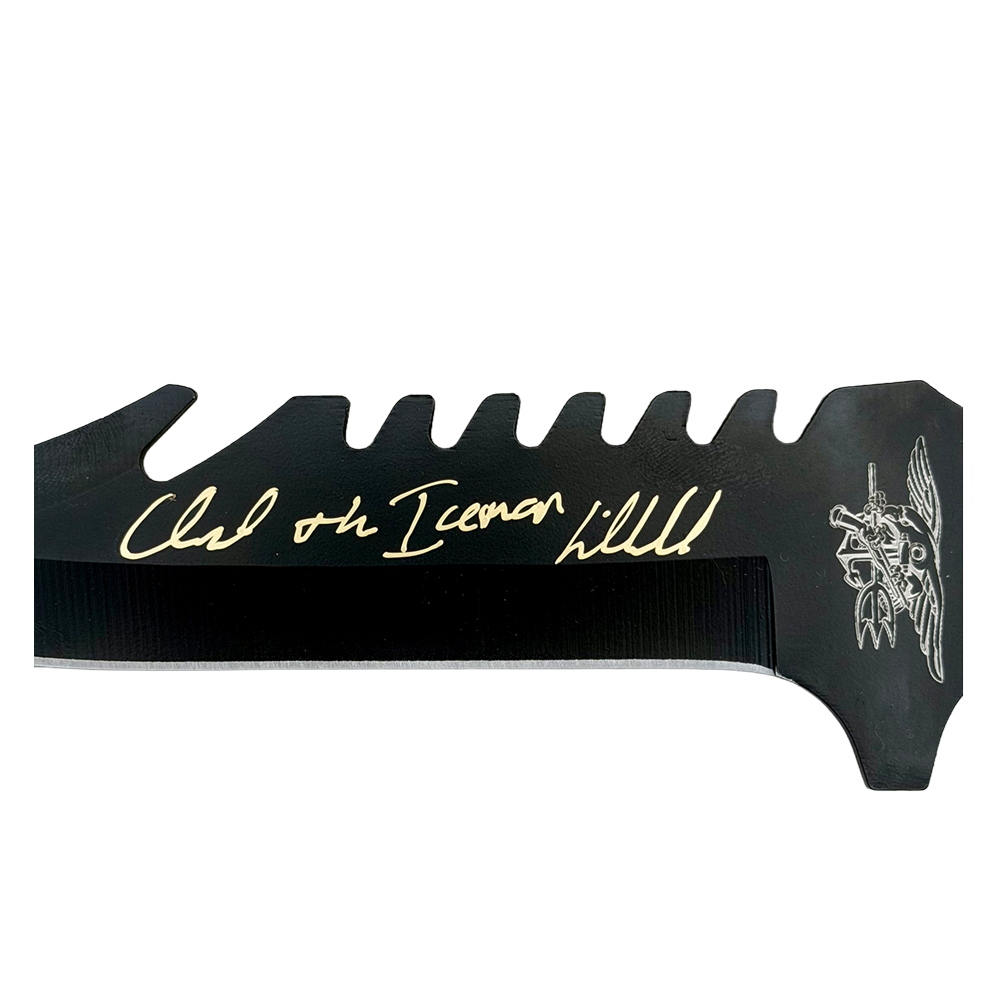 Chuck Liddell Signed U.S. Navy SEAL Tactical Knlfe