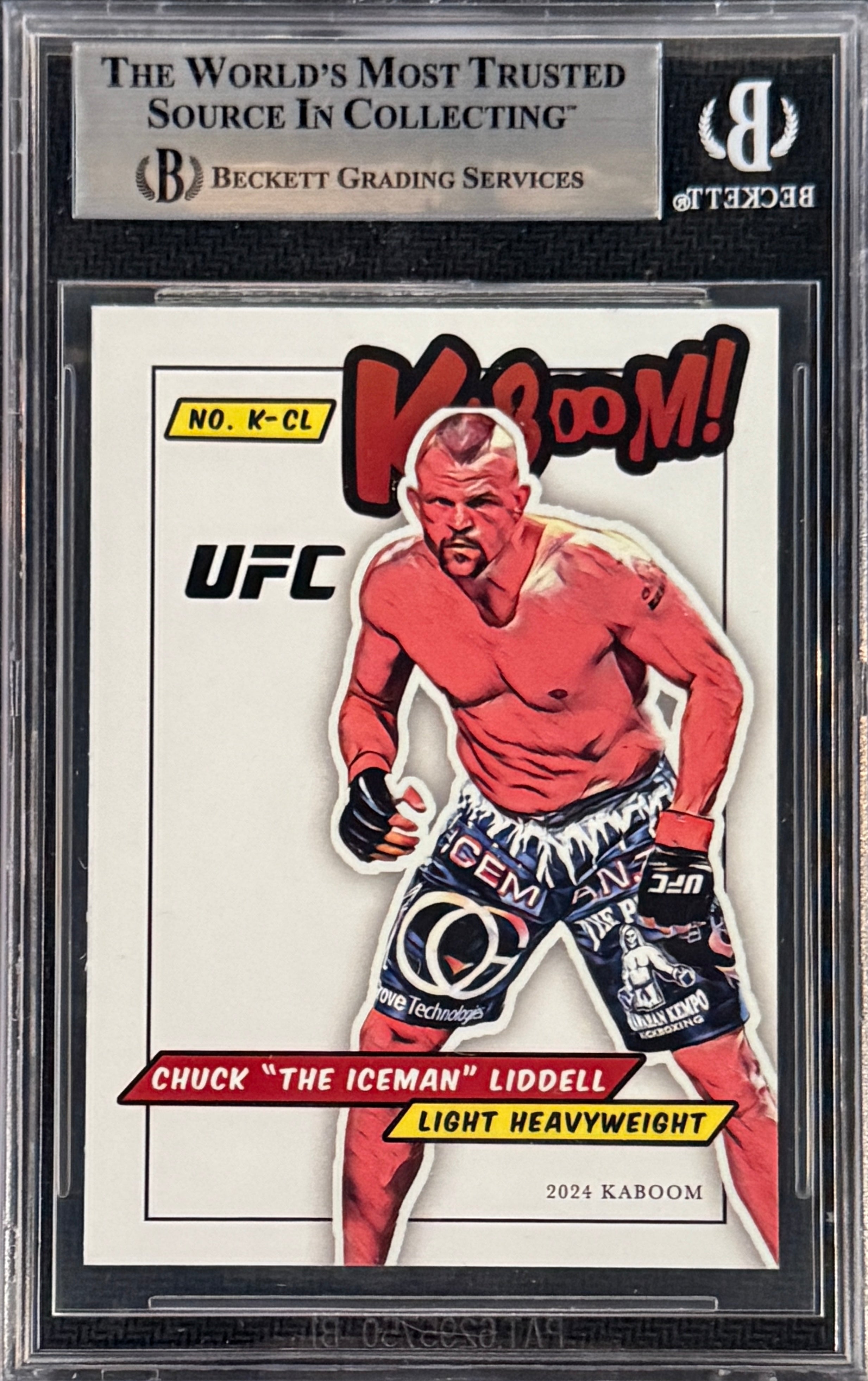 2024 Chuck Liddell Signed Limited Edition /99 UFC Kaboom Inscribed "MAGA"