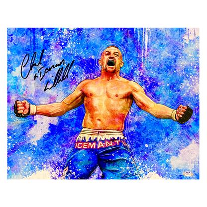 Chuck Liddell Signed 16x20 “Knockout” Art Print