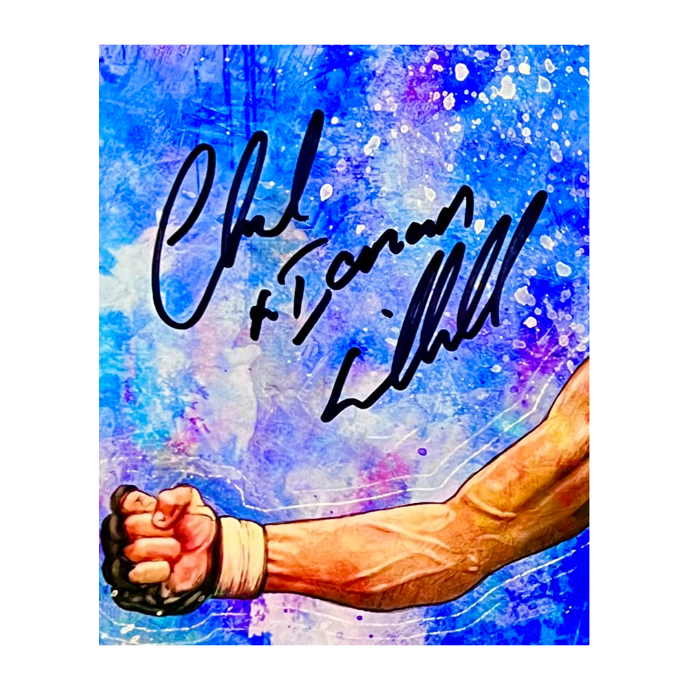 Chuck Liddell Signed 16x20 “Knockout” Art Print