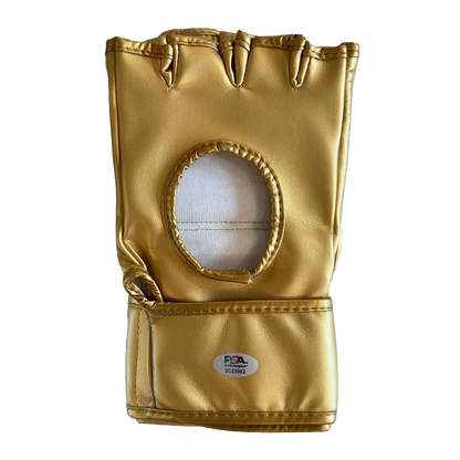 Chuck Liddell Signed Gold “Hall of Fame” Glove