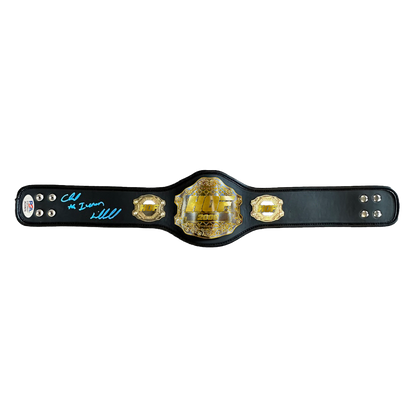Chuck Liddell Signed Mid-Size “Hall of Fame” Belt