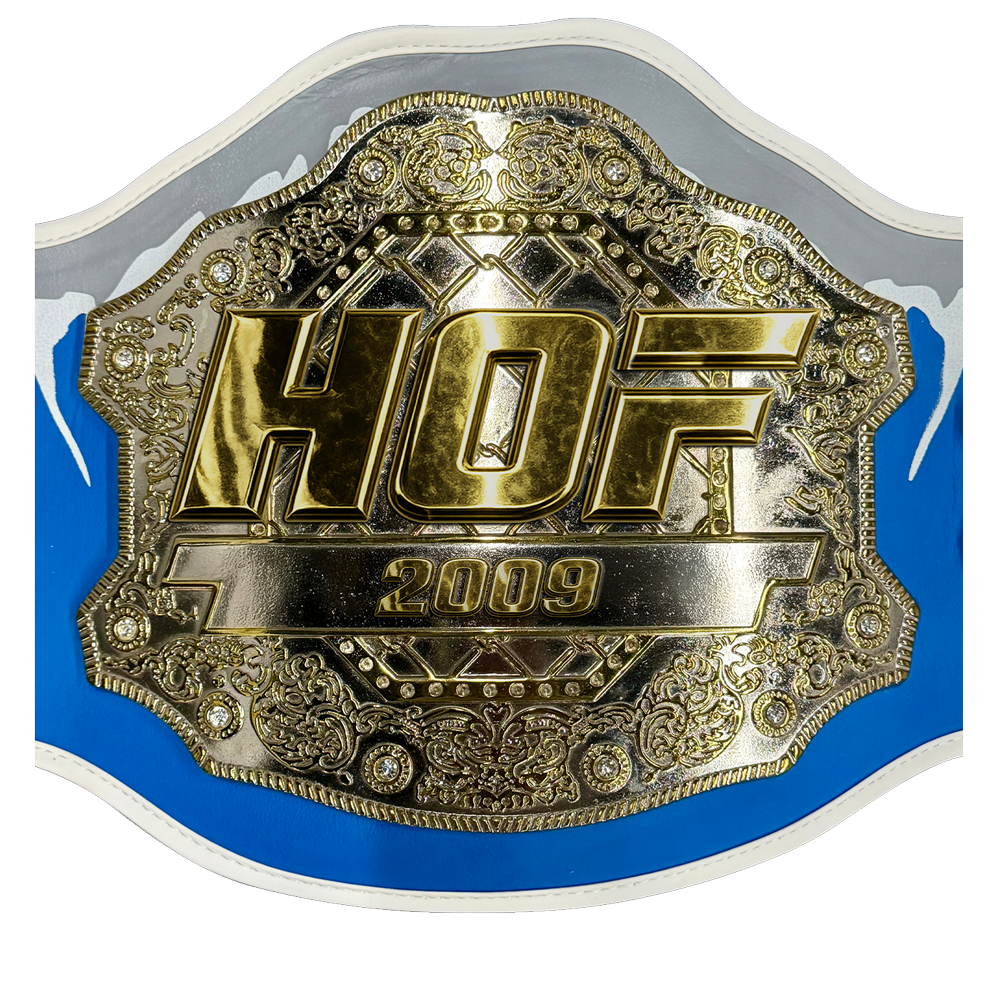 Chuck Liddell Signed Mid-Size “Hall of Fame” Iceman Belt