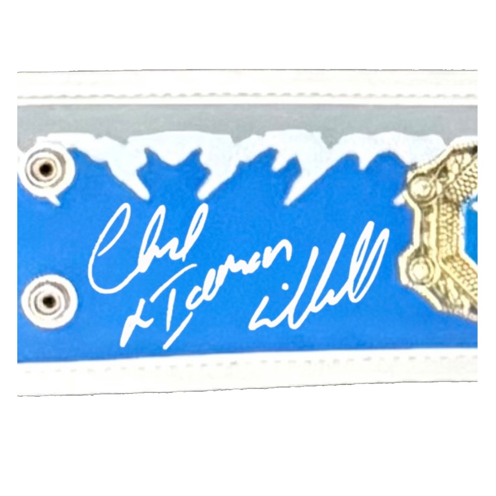 Chuck Liddell Signed Mid-Size “Hall of Fame” Iceman Belt