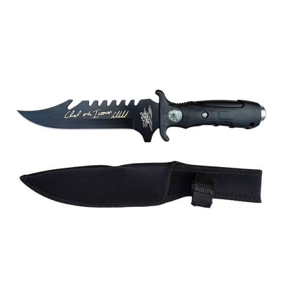 Chuck Liddell Signed U.S. Navy SEAL Tactical Knlfe