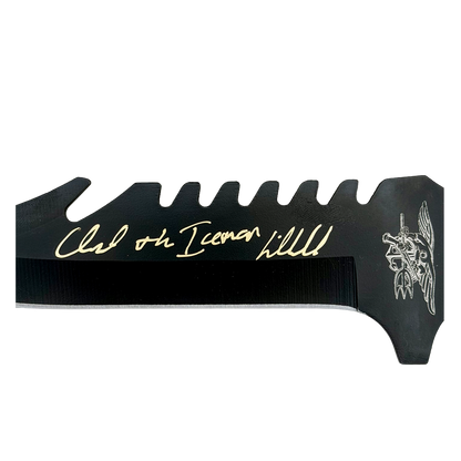 Chuck Liddell Signed U.S. Navy SEAL Tactical Knlfe
